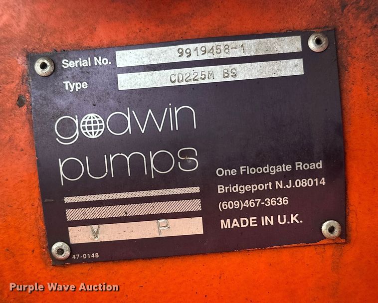 image for item FK1551 Goodwin Pump irrigation pump