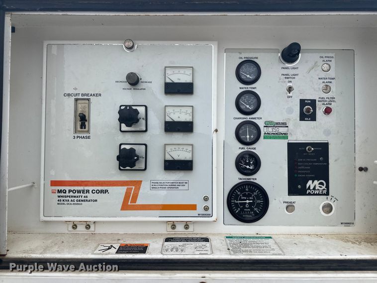 image for item FK1552 Multi quip DCA45SSIU3 generator