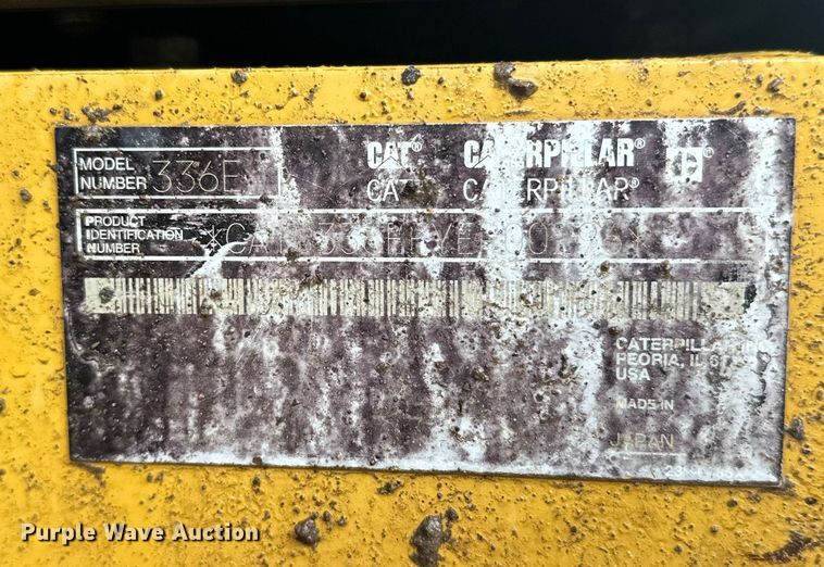 image for item FK1593 2012 Caterpillar 336E L excavator