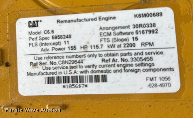 image for item FK1597 2016 Caterpillar D6K2 LGP dozer