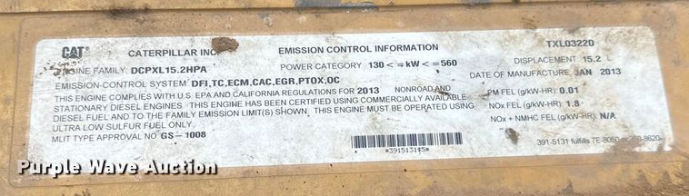 image for item FK1599 2013 caterpillar  740B articulated haul truck