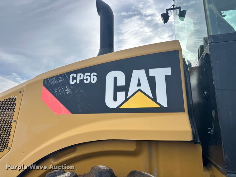 image for item FK1638 2011 Caterpillar CP56 single drum vibratory roller