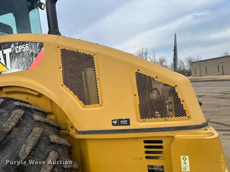 image for item FK1638 2011 Caterpillar CP56 single drum vibratory roller