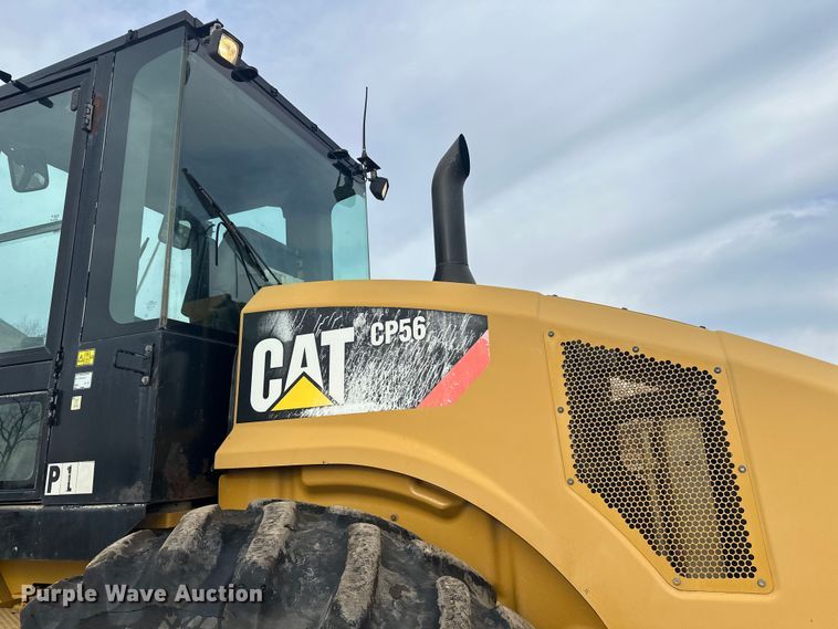 image for item FK1638 2011 Caterpillar CP56 single drum vibratory roller