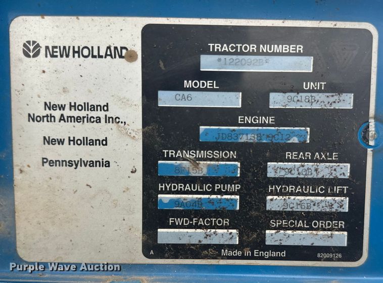 image for item FK1641 1999 New Holland 3930 tractor