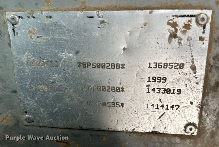 image for item FK1642 1998 Caterpillar D400 E Series II articulated haul truck