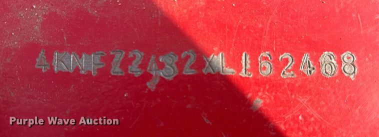 image for item FK1643 1999 Towmaster T50 equipment trailer