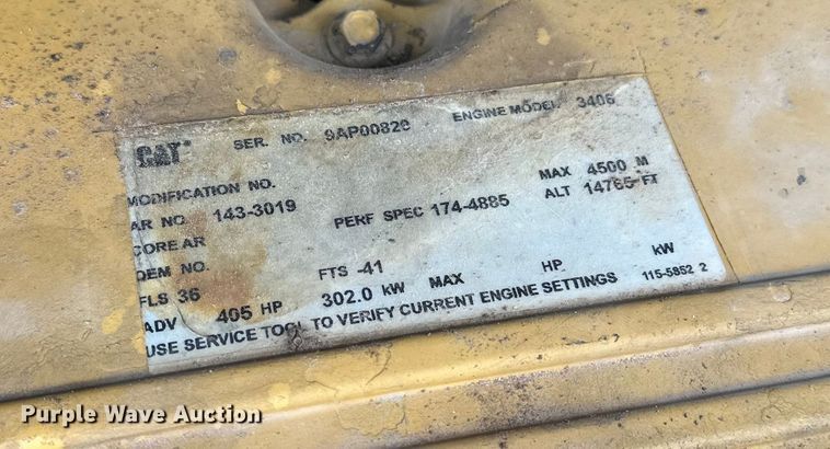 image for item FK1651 2000 Caterpillar D400E Series II articulated haul truck