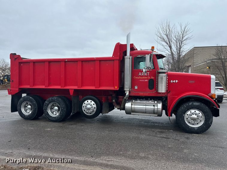 image for item FK1660 1995 Peterbilt 357 dump truck