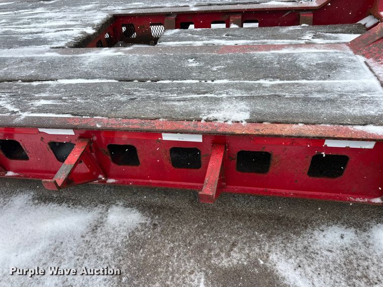 image for item FK1662 1990 Siebert 60T3A lowboy equipment trailer