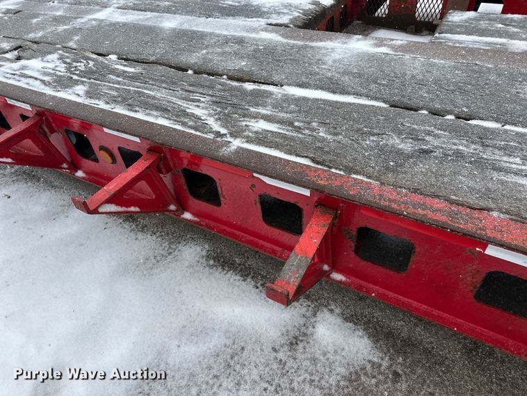 image for item FK1662 1990 Siebert 60T3A lowboy equipment trailer