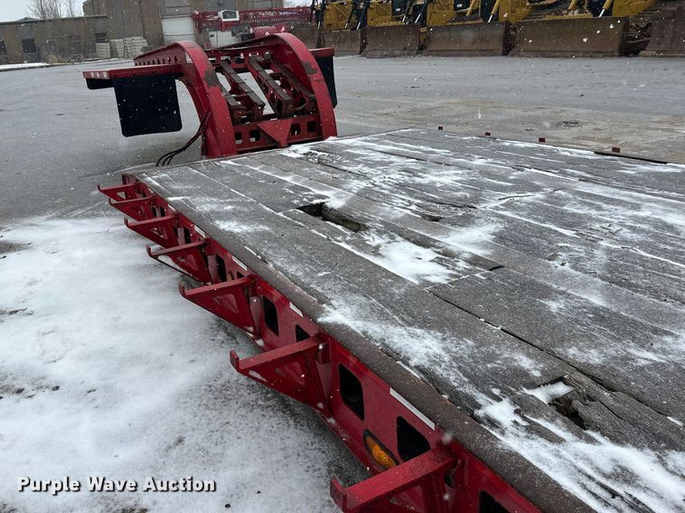 image for item FK1662 1990 Siebert 60T3A lowboy equipment trailer