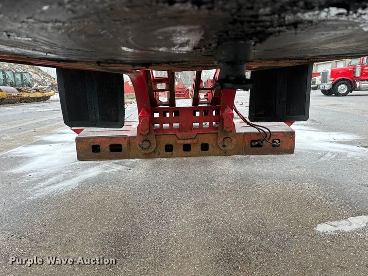 image for item FK1662 1990 Siebert 60T3A lowboy equipment trailer