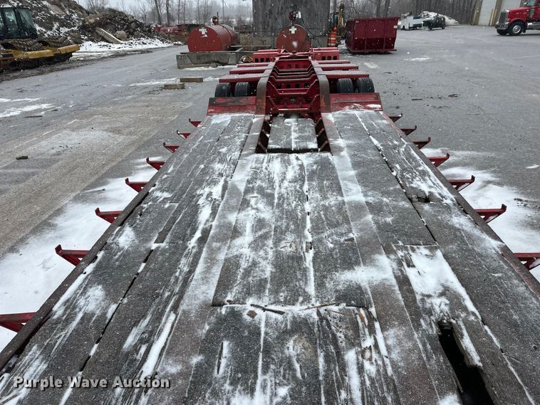 image for item FK1662 1990 Siebert 60T3A lowboy equipment trailer