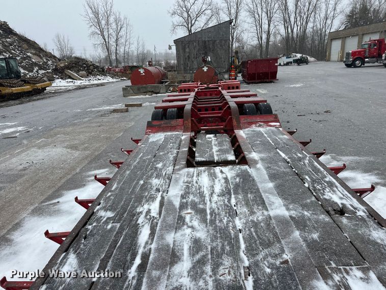 image for item FK1662 1990 Siebert 60T3A lowboy equipment trailer