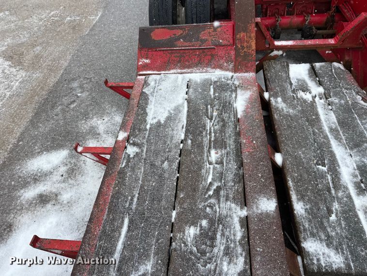 image for item FK1662 1990 Siebert 60T3A lowboy equipment trailer