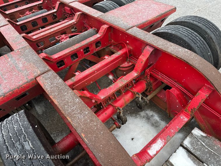 image for item FK1662 1990 Siebert 60T3A lowboy equipment trailer