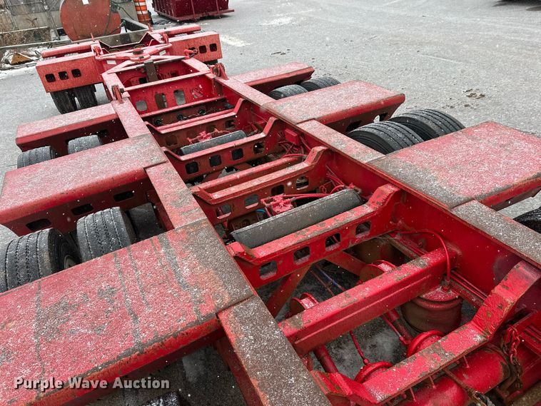 image for item FK1662 1990 Siebert 60T3A lowboy equipment trailer