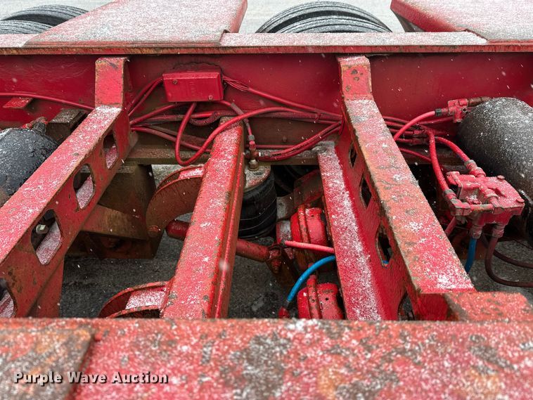 image for item FK1662 1990 Siebert 60T3A lowboy equipment trailer