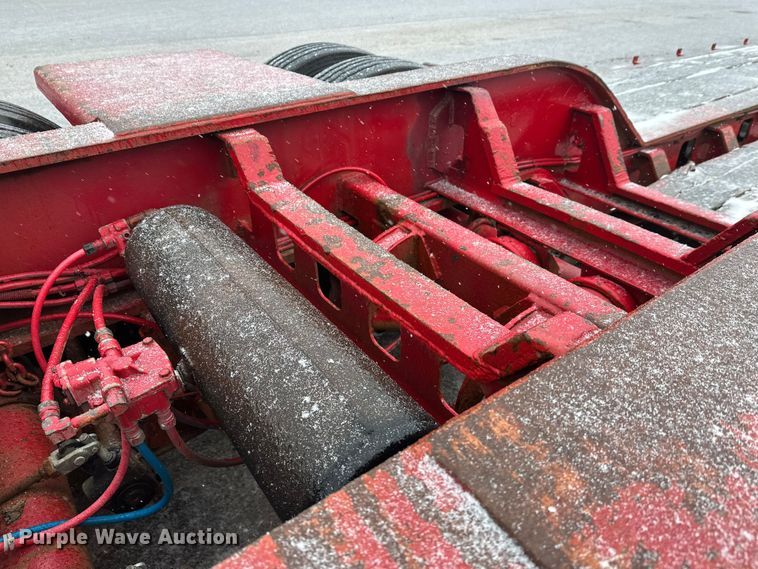 image for item FK1662 1990 Siebert 60T3A lowboy equipment trailer