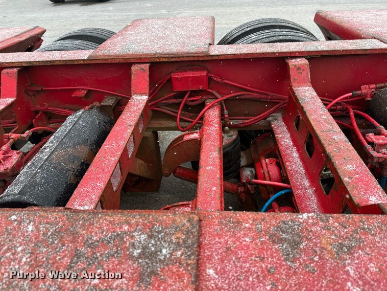 image for item FK1662 1990 Siebert 60T3A lowboy equipment trailer