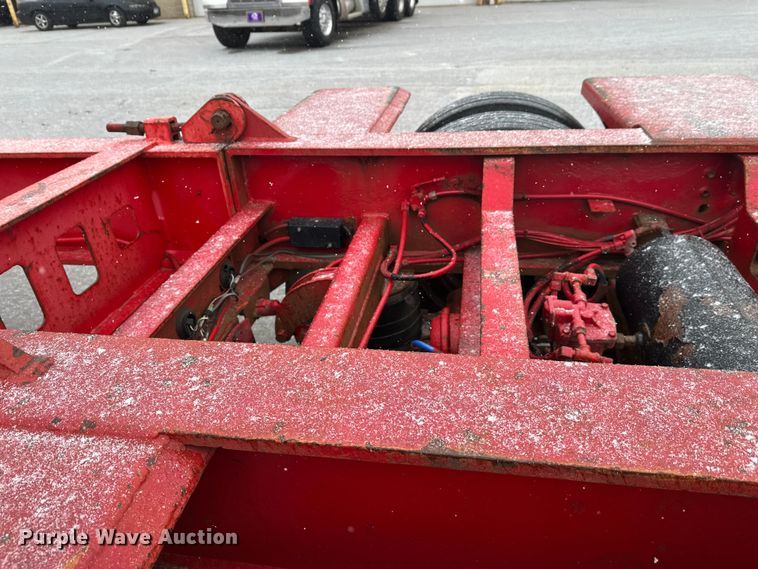 image for item FK1662 1990 Siebert 60T3A lowboy equipment trailer