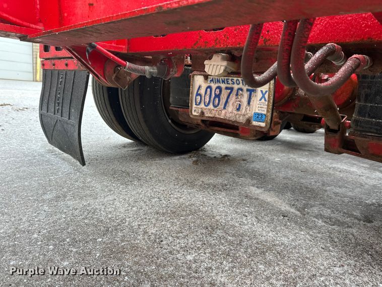 image for item FK1662 1990 Siebert 60T3A lowboy equipment trailer