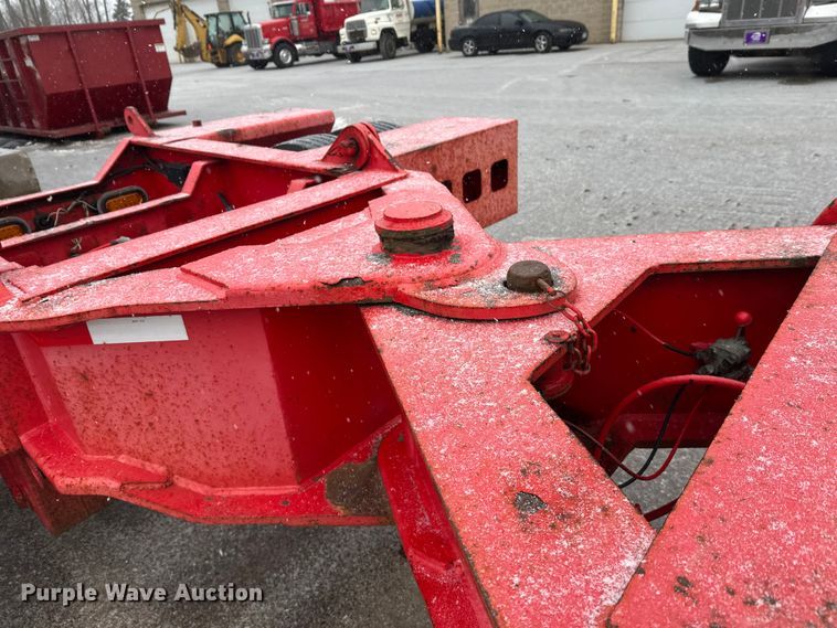 image for item FK1662 1990 Siebert 60T3A lowboy equipment trailer