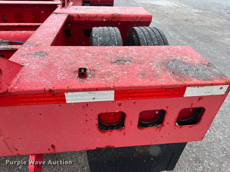 image for item FK1662 1990 Siebert 60T3A lowboy equipment trailer