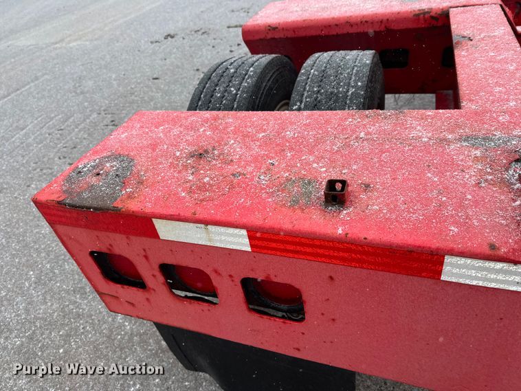 image for item FK1662 1990 Siebert 60T3A lowboy equipment trailer