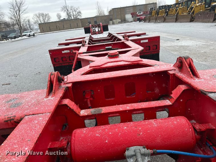 image for item FK1662 1990 Siebert 60T3A lowboy equipment trailer