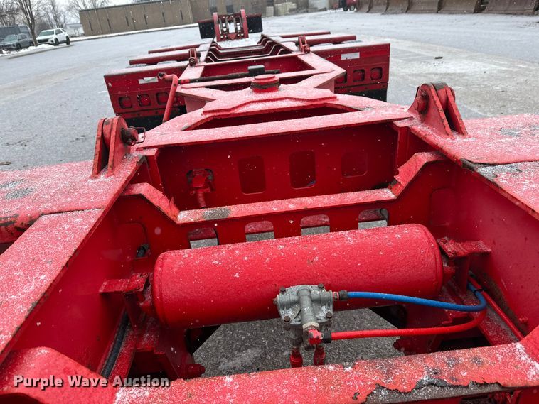 image for item FK1662 1990 Siebert 60T3A lowboy equipment trailer