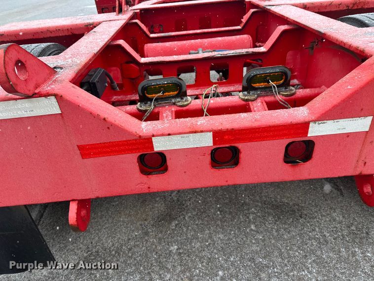 image for item FK1662 1990 Siebert 60T3A lowboy equipment trailer