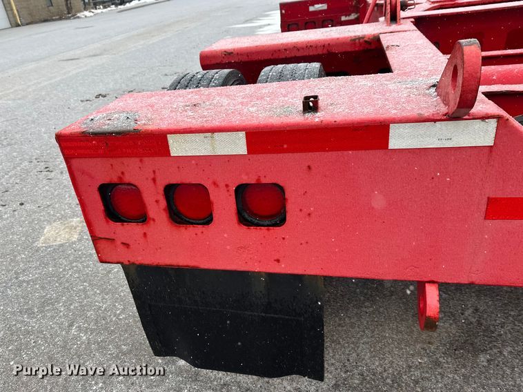 image for item FK1662 1990 Siebert 60T3A lowboy equipment trailer