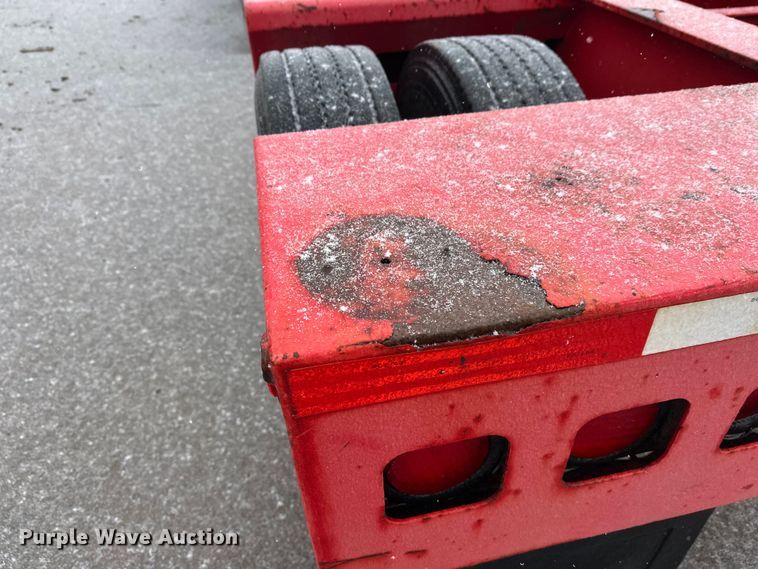 image for item FK1662 1990 Siebert 60T3A lowboy equipment trailer