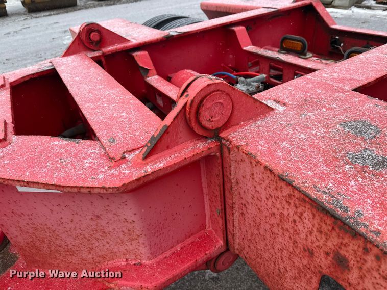 image for item FK1662 1990 Siebert 60T3A lowboy equipment trailer