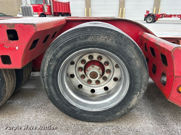 image for item FK1662 1990 Siebert 60T3A lowboy equipment trailer