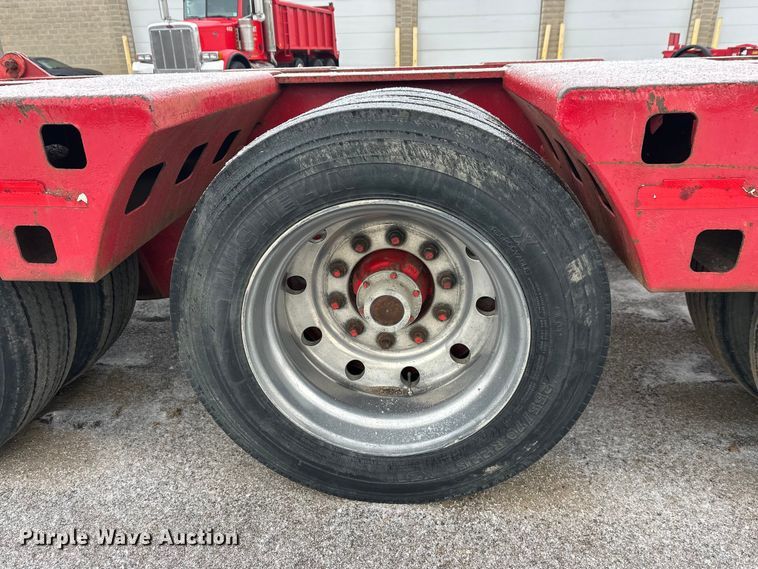 image for item FK1662 1990 Siebert 60T3A lowboy equipment trailer