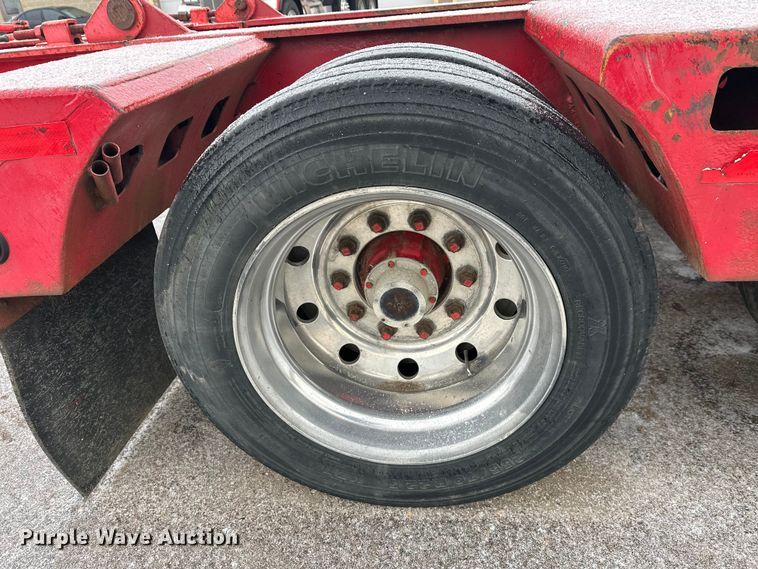 image for item FK1662 1990 Siebert 60T3A lowboy equipment trailer