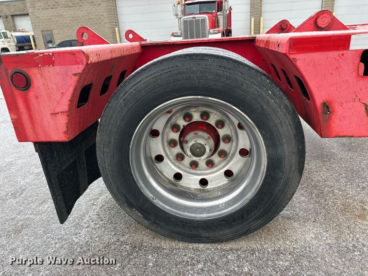 image for item FK1662 1990 Siebert 60T3A lowboy equipment trailer