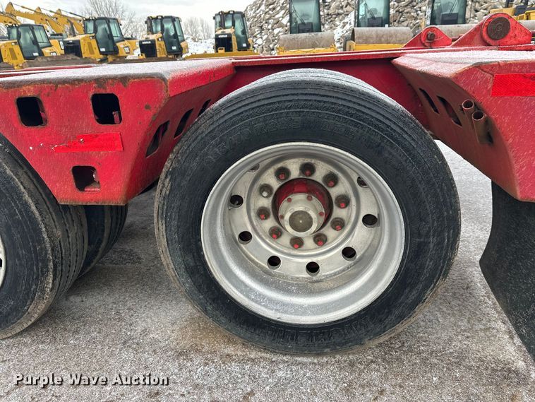 image for item FK1662 1990 Siebert 60T3A lowboy equipment trailer