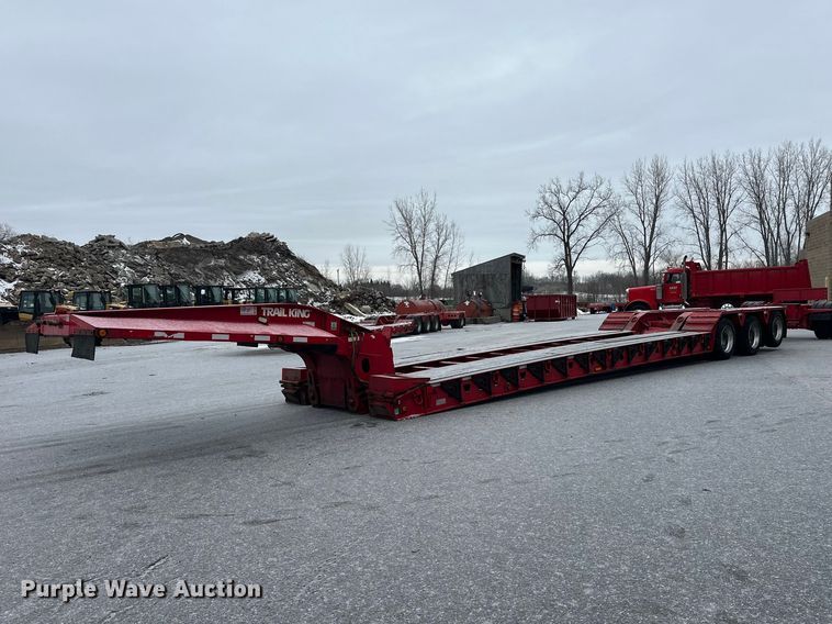 image for item FK1663 2012 Trail King Industries TK110HDGH533 lowboy equipment trailer