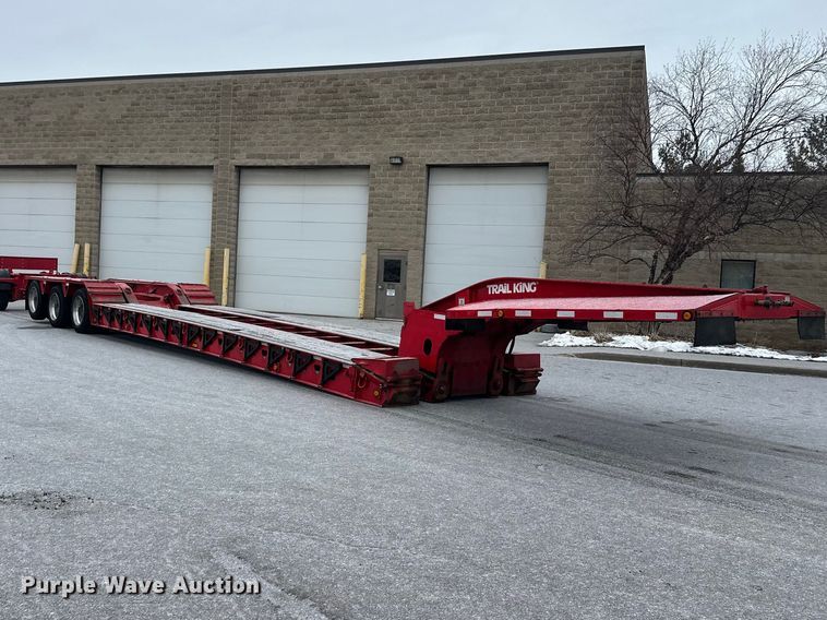 image for item FK1663 2012 Trail King Industries TK110HDGH533 lowboy equipment trailer