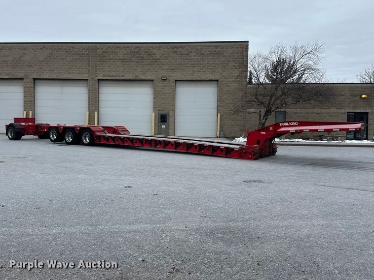 image for item FK1663 2012 Trail King Industries TK110HDGH533 lowboy equipment trailer