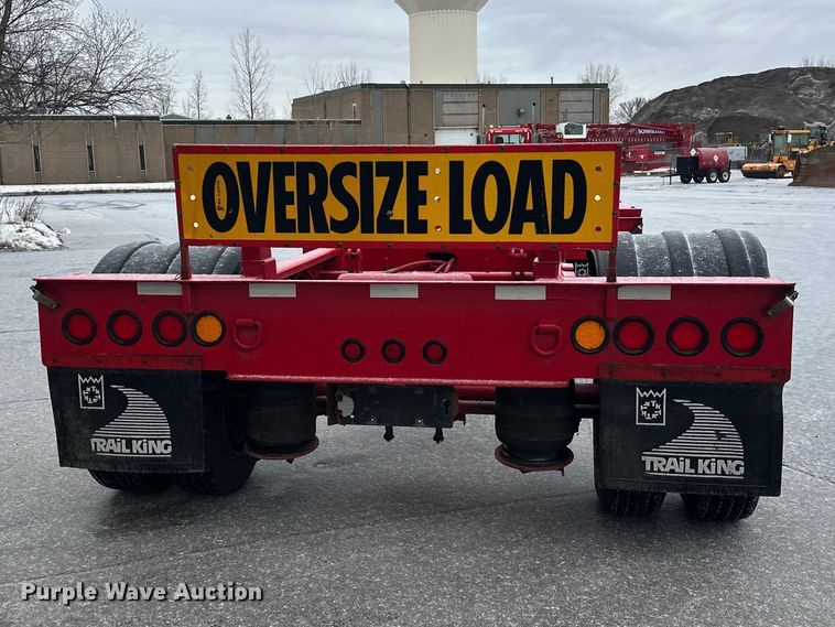 image for item FK1663 2012 Trail King Industries TK110HDGH533 lowboy equipment trailer