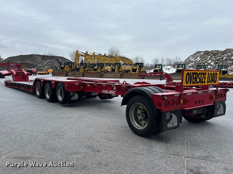image for item FK1663 2012 Trail King Industries TK110HDGH533 lowboy equipment trailer
