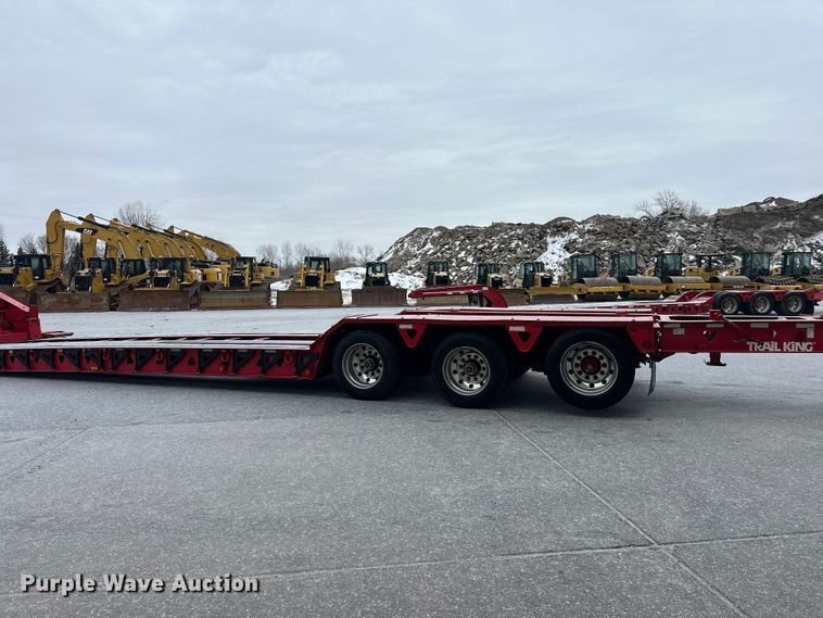 image for item FK1663 2012 Trail King Industries TK110HDGH533 lowboy equipment trailer