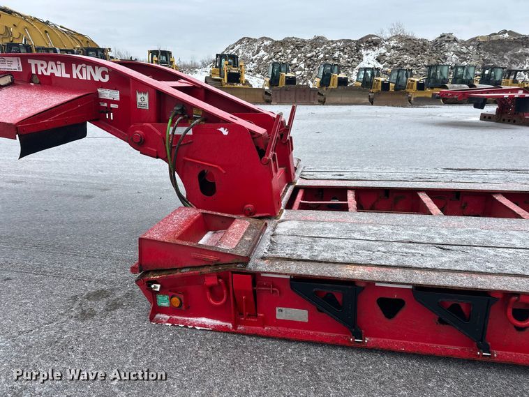 image for item FK1663 2012 Trail King Industries TK110HDGH533 lowboy equipment trailer