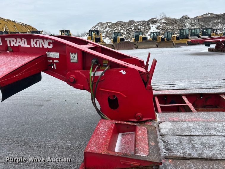 image for item FK1663 2012 Trail King Industries TK110HDGH533 lowboy equipment trailer