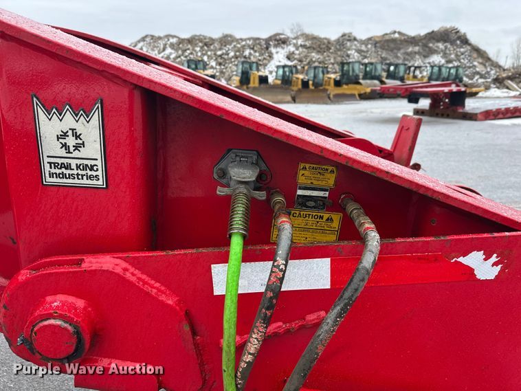 image for item FK1663 2012 Trail King Industries TK110HDGH533 lowboy equipment trailer